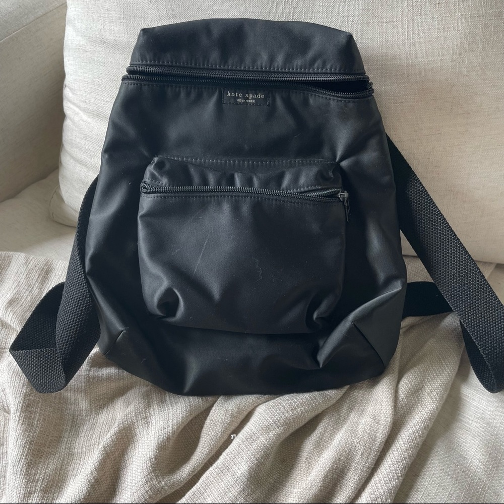Kate Spade Vintage Nylon Black Backpack